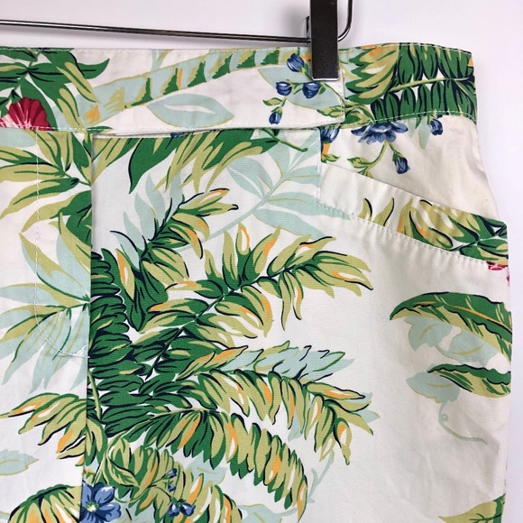 TOMMY HILFIGER 16 Cotton Hawaiian Mini Skirt - Picture 2 of 4